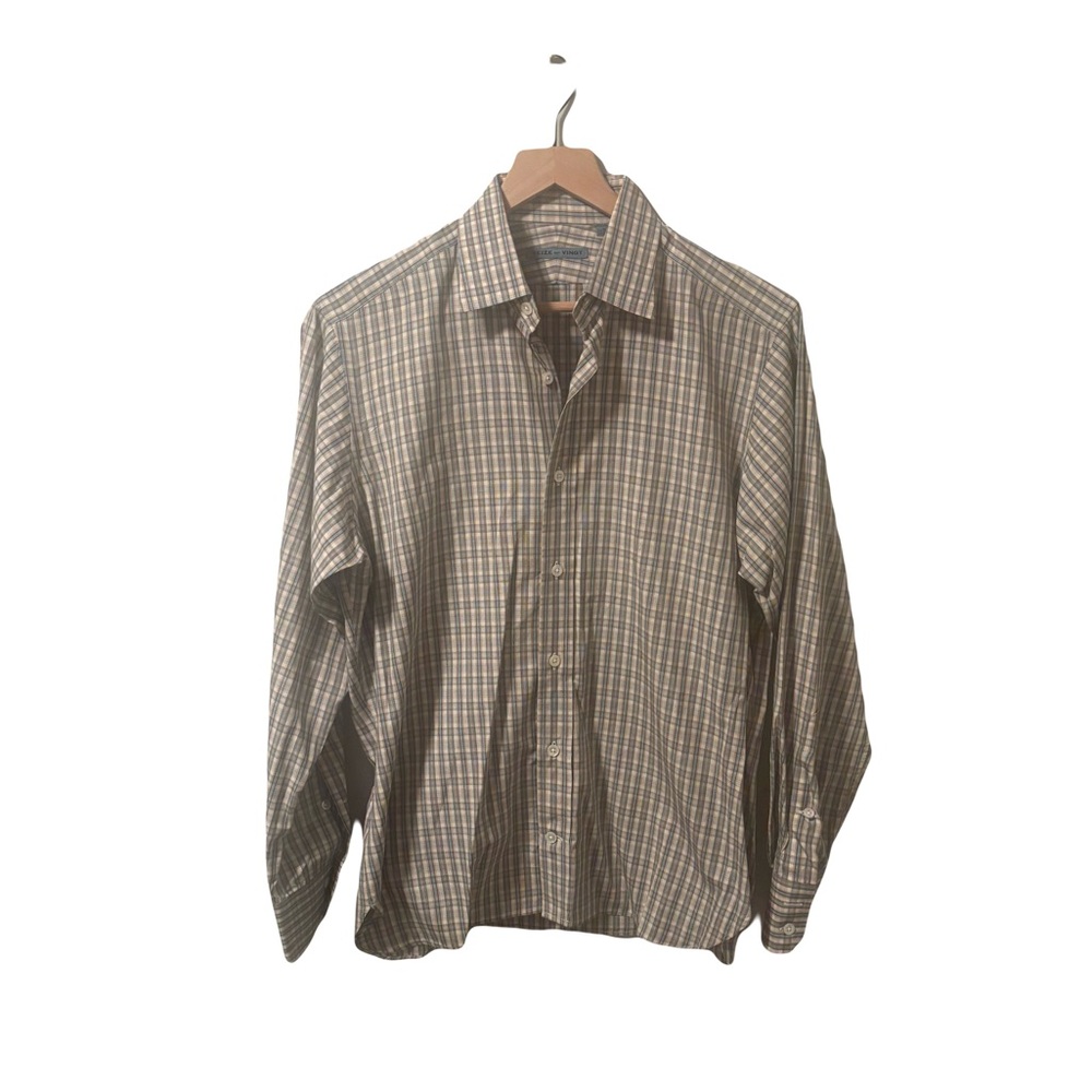 Seize Sur  Vingt checked long sleeve shirt